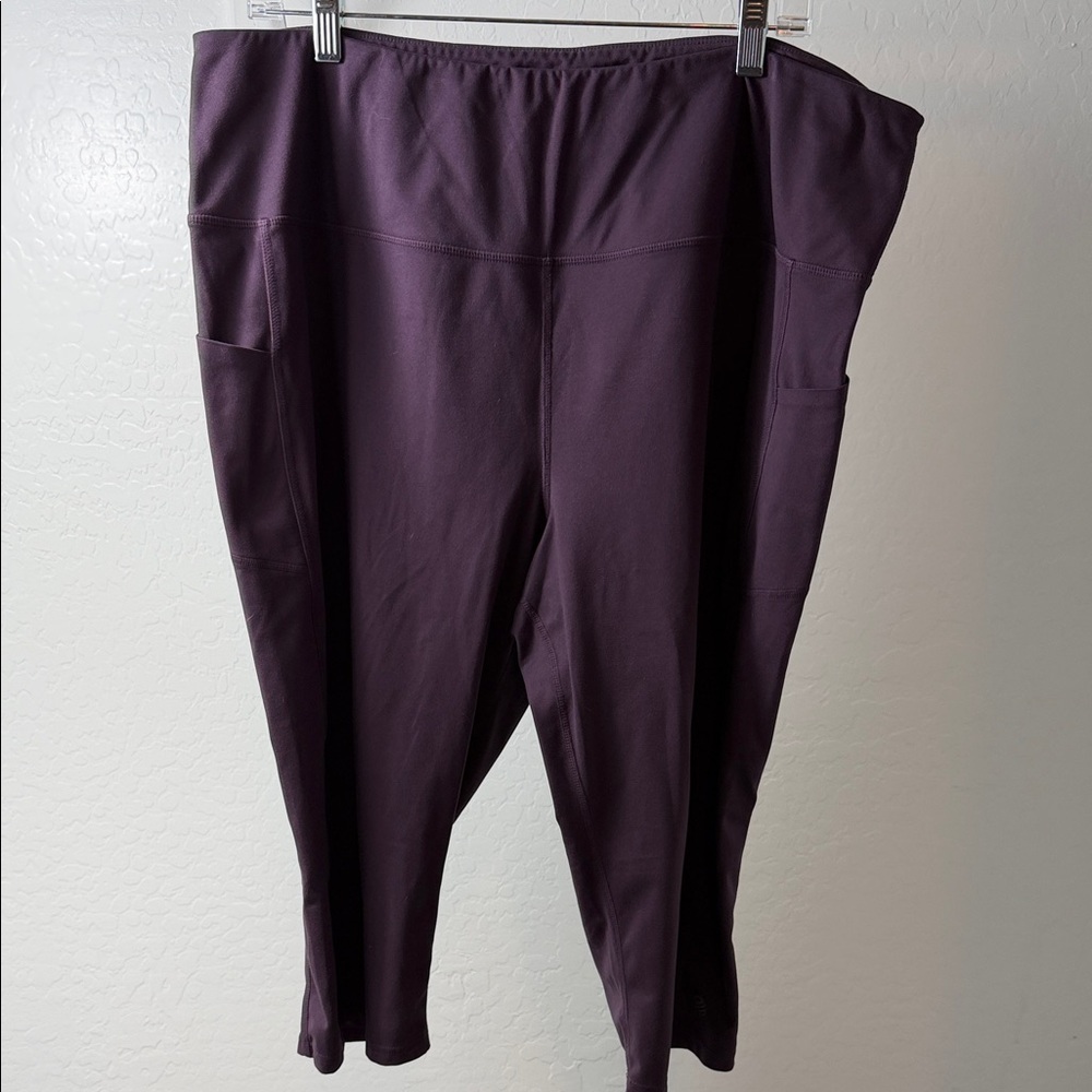 MPG Dark Purple Cropped Pants